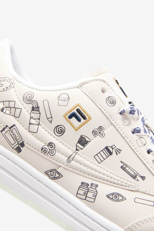 Fila Tennis 88 X The Museum Miesten Tenniskengät Tummanharmaat Mustat | Fila106QT