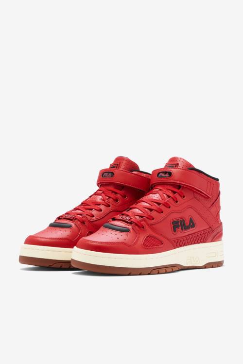 Fila Teratach 600 Mid Miesten Tennarit Punainen Mustat | Fila085BR