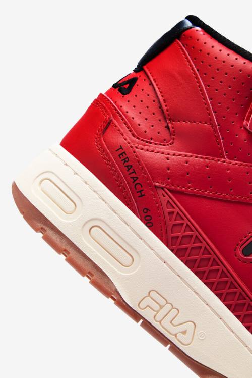 Fila Teratach 600 Mid Miesten Tennarit Punainen Mustat | Fila085BR