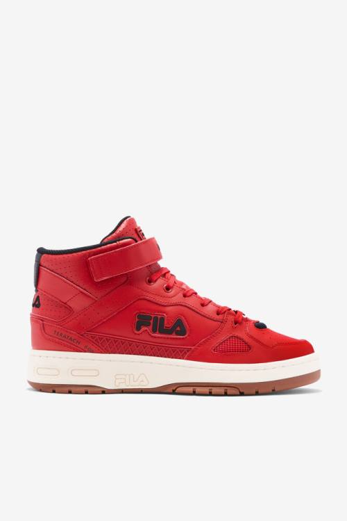 Fila Teratach 600 Mid Miesten Tennarit Punainen Mustat | Fila085BR