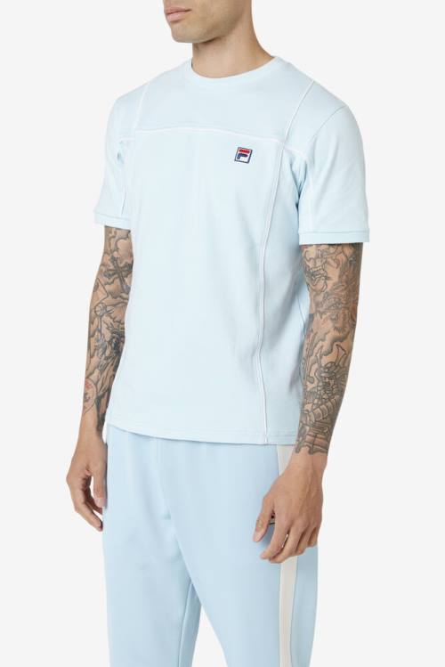 Fila Terrinda Crew Miesten T Paidat Sininen Valkoinen | Fila280MU