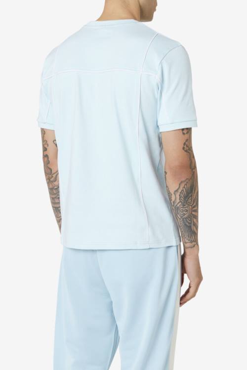 Fila Terrinda Crew Miesten T Paidat Sininen Valkoinen | Fila573QR