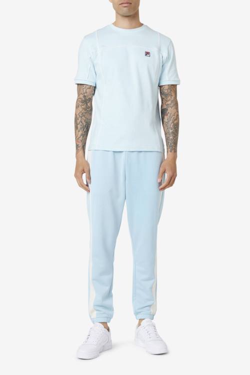 Fila Terrinda Crew Miesten T Paidat Sininen Valkoinen | Fila573QR