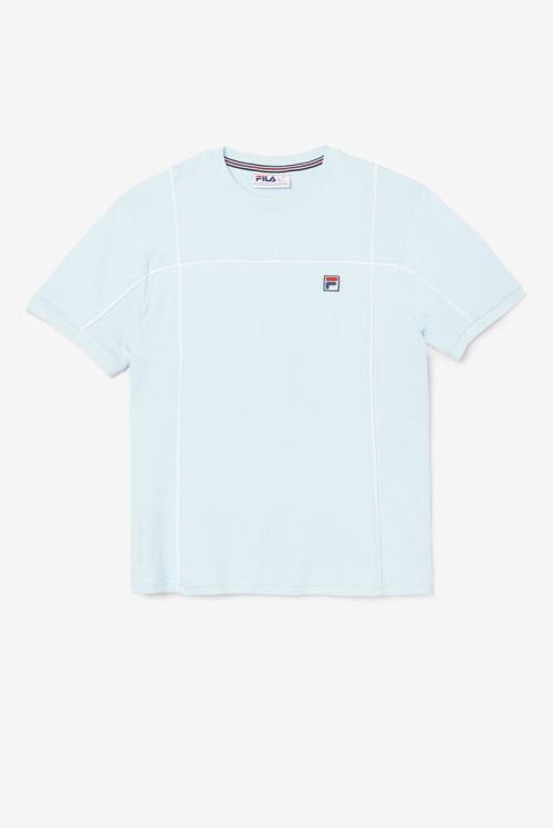 Fila Terrinda Crew Miesten T Paidat Sininen Valkoinen | Fila573QR