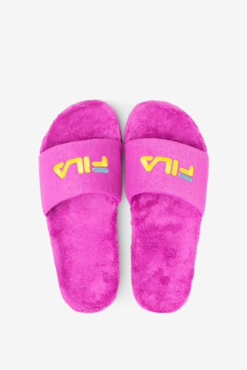 Fila Terry Drifter Naisten Rantasandaalit Fuksia Violetit Keltainen | Fila186EK