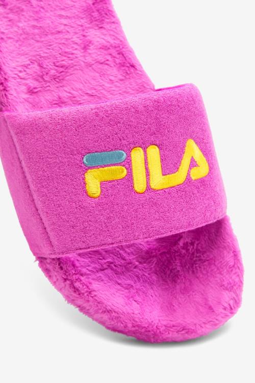 Fila Terry Drifter Naisten Rantasandaalit Fuksia Violetit Keltainen | Fila186EK