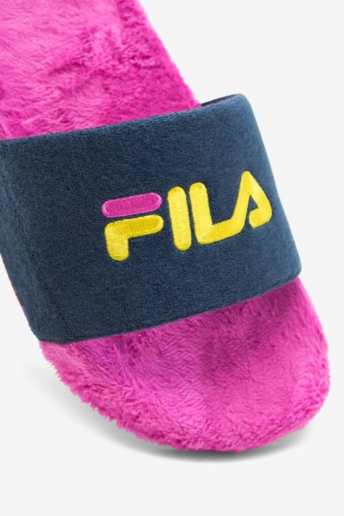 Fila Terry Drifter Naisten Rantasandaalit Fuksia Violetit Keltainen | Fila274PQ