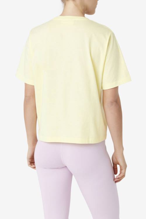 Fila Thea Tee Naisten T Paidat Keltainen | Fila325LH