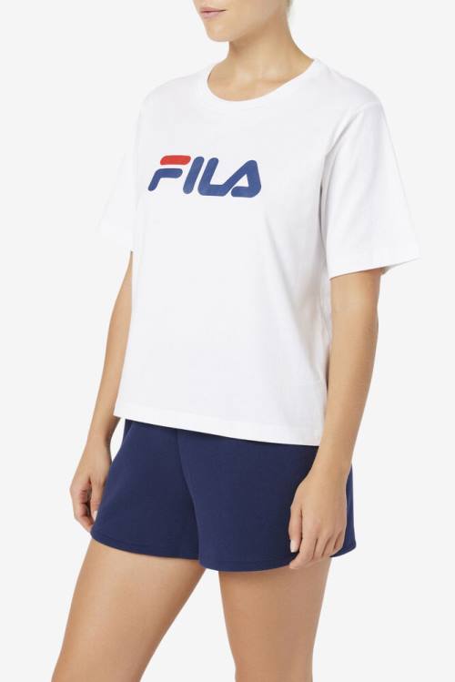 Fila Thea Tee Naisten T Paidat Valkoinen | Fila065EW