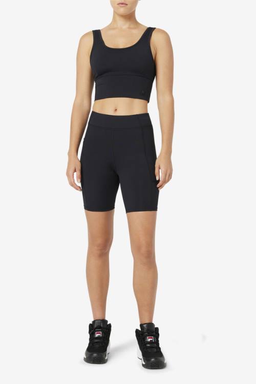Fila Tiana Bike Naisten Shortsit Mustat | Fila940UP