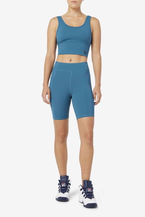Fila Tiana Bike Naisten Shortsit Sininen Koralli | Fila924KS