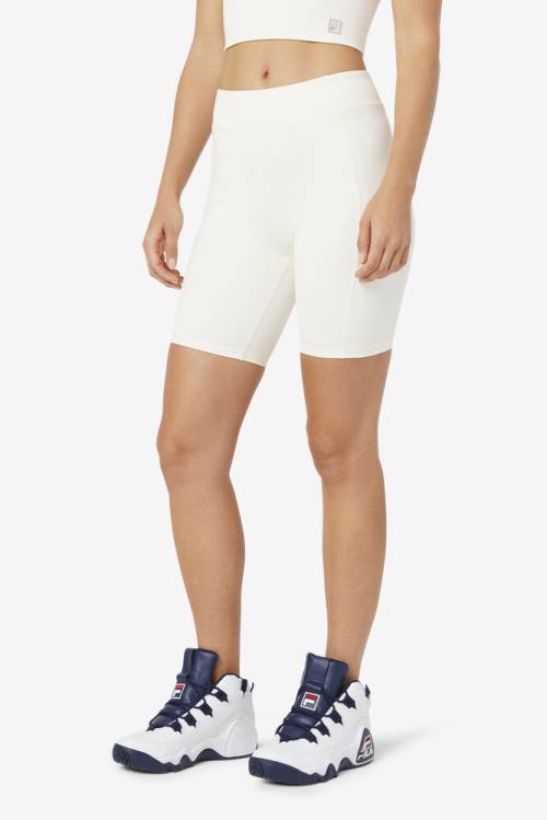 Fila Tiana Bike Naisten Shortsit Valkoinen | Fila632LM