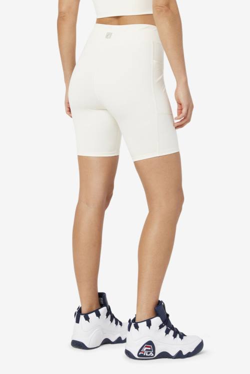 Fila Tiana Bike Naisten Shortsit Valkoinen | Fila632LM