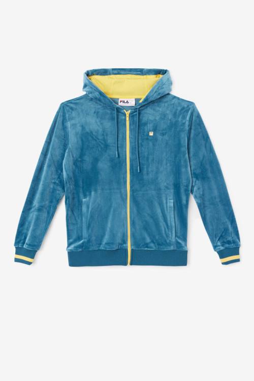 Fila Tove Velour Full Zip Naisten Huppari Sininen Koralli | Fila295IP