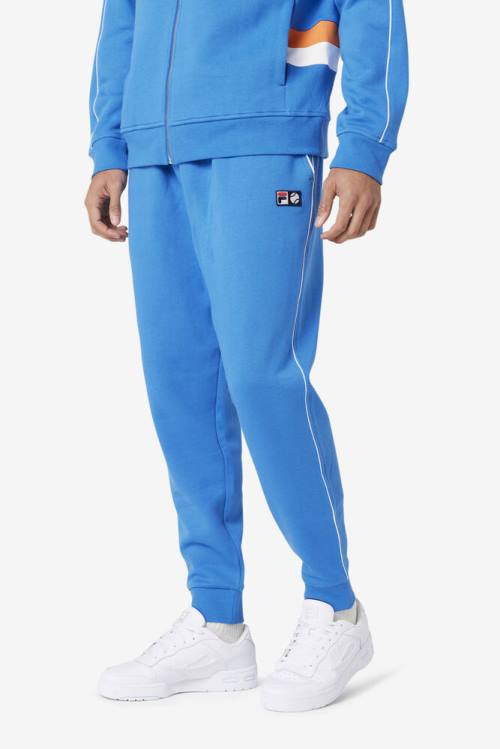 Fila Townes Jogger Miesten Housut Sininen Valkoinen Koralli Pinkki | Fila408OL