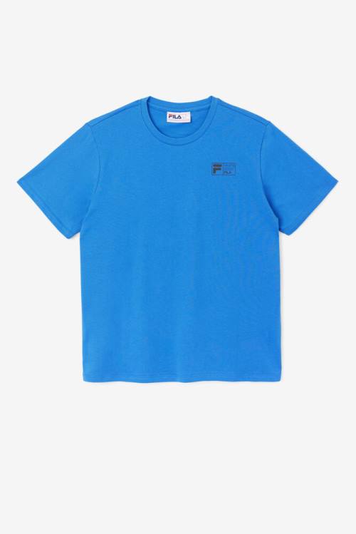 Fila Track Tee Miesten T Paidat Sininen Valkoinen | Fila235VP