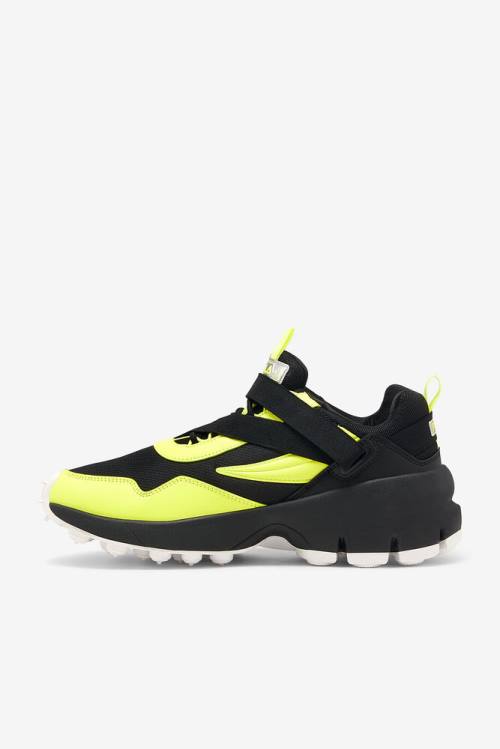 Fila Trailpacer Slip-on Miesten Tennarit Mustat Keltainen Valkoinen | Fila617MZ
