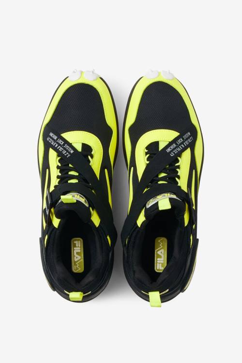 Fila Trailpacer Slip-on Miesten Tennarit Mustat Keltainen Valkoinen | Fila617MZ