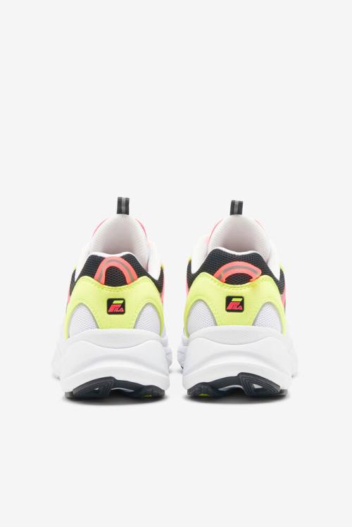 Fila Trigate Naisten Plus Tennarit Valkoinen Pinkki Keltainen | Fila716WP