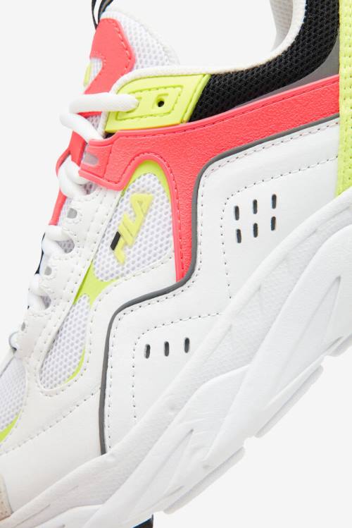 Fila Trigate Naisten Plus Tennarit Valkoinen Pinkki Keltainen | Fila716WP