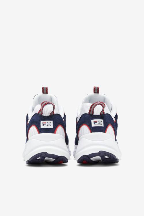 Fila Trigate Naisten X Brooks Brothers Tennarit Valkoinen Laivastonsininen Punainen | Fila791BJ