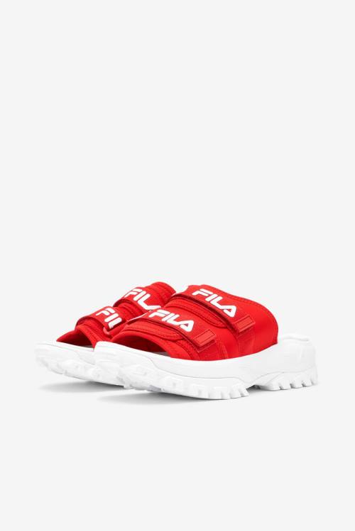 Fila Ulkoilu Naisten Rantasandaalit Punainen Valkoinen | Fila538KD