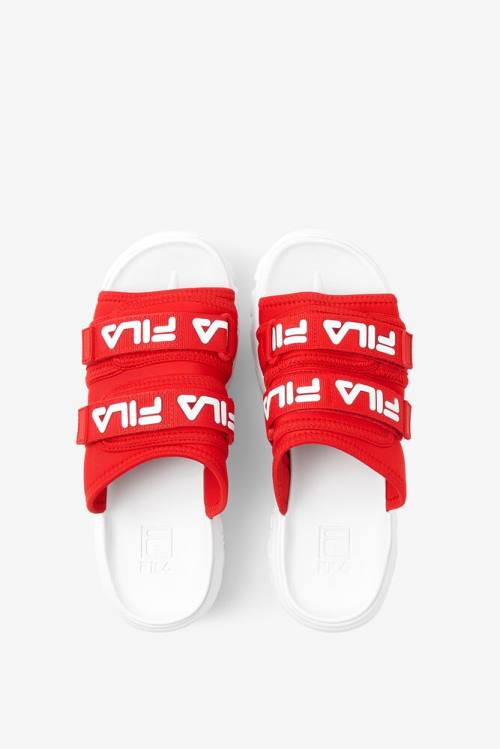 Fila Ulkoilu Naisten Rantasandaalit Punainen Valkoinen | Fila538KD