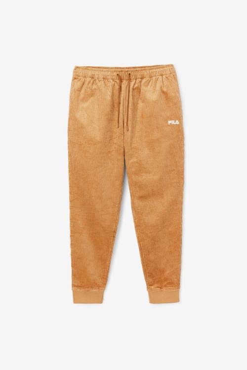 Fila Unnat Cord Joggers Miesten Housut Keltainen | Fila830CW