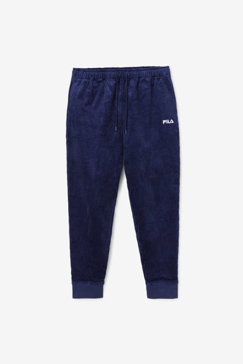 Fila Unnat Cord Joggers Miesten Housut Laivastonsininen | Fila270OC