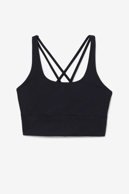 Fila Uplift Cross Back Bra Naisten Topit Mustat | Fila172ID