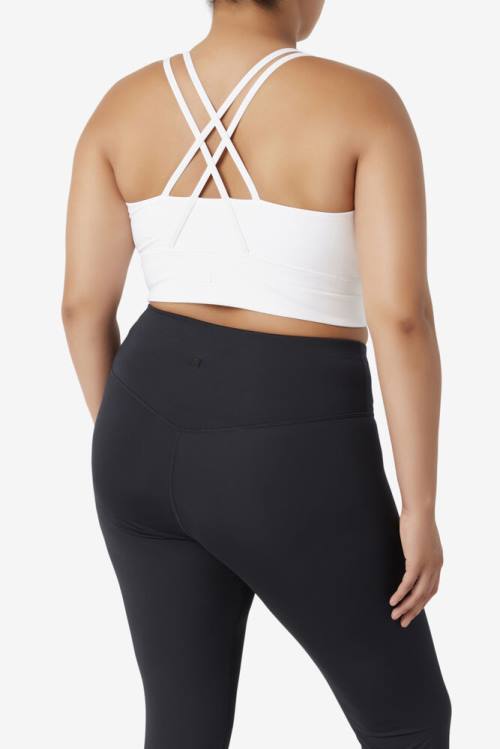 Fila Uplift Cross Back Bra Naisten Topit Valkoinen | Fila230OQ