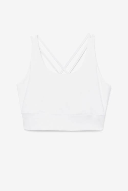 Fila Uplift Cross Back Bra Naisten Topit Valkoinen | Fila230OQ