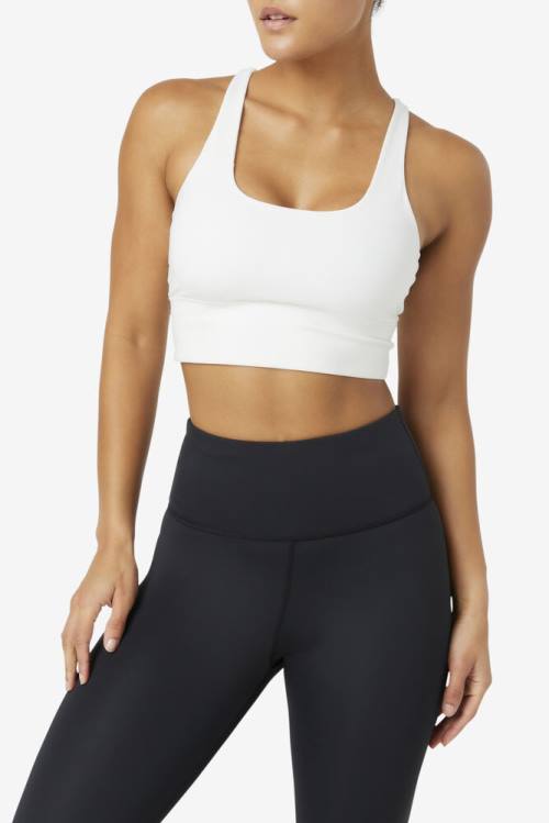 Fila Uplift Cross Back Bra Naisten Topit Valkoinen | Fila362LZ