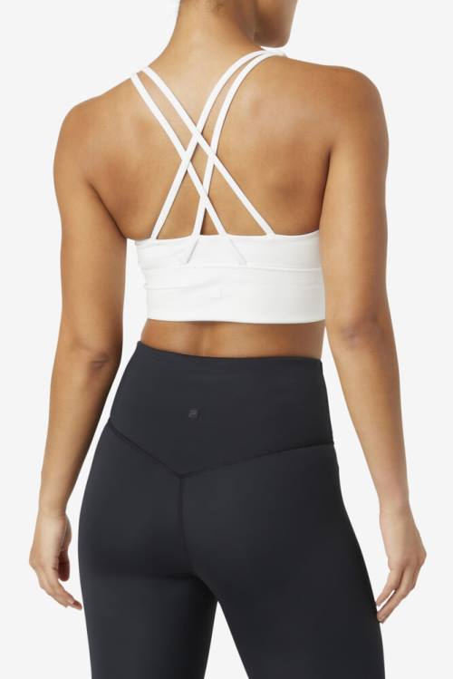 Fila Uplift Cross Back Bra Naisten Topit Valkoinen | Fila362LZ