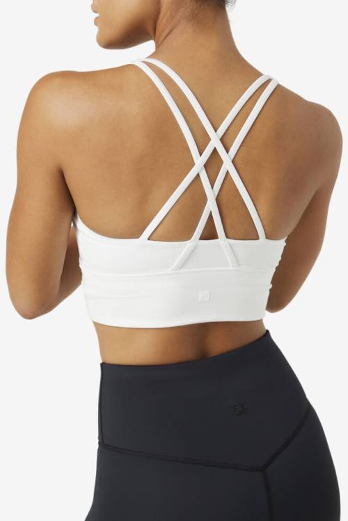 Fila Uplift Cross Back Bra Naisten Topit Valkoinen | Fila362LZ