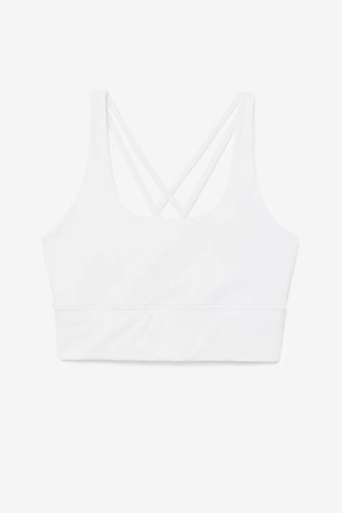 Fila Uplift Cross Back Bra Naisten Topit Valkoinen | Fila362LZ
