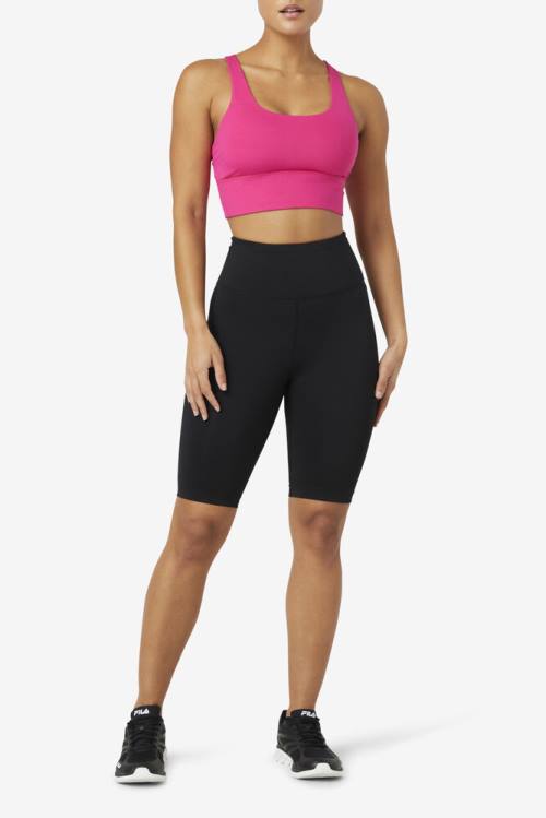Fila Uplift Cross Back Bra Naisten Topit Vaaleanpinkki | Fila426VU