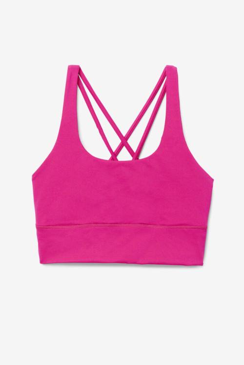 Fila Uplift Cross Back Bra Naisten Topit Vaaleanpinkki | Fila426VU