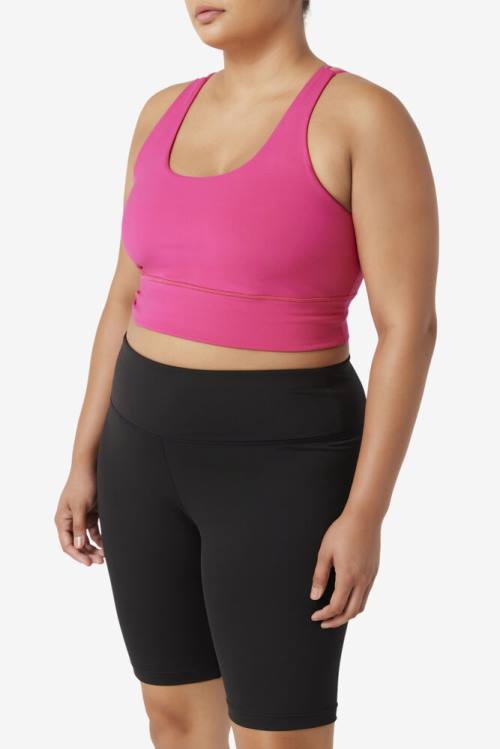Fila Uplift Cross Back Bra Naisten Topit Vaaleanpinkki | Fila835LI