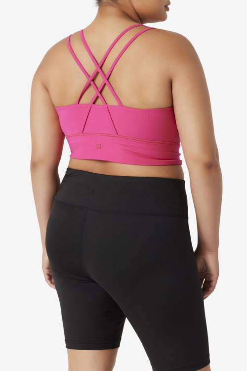 Fila Uplift Cross Back Bra Naisten Topit Vaaleanpinkki | Fila835LI