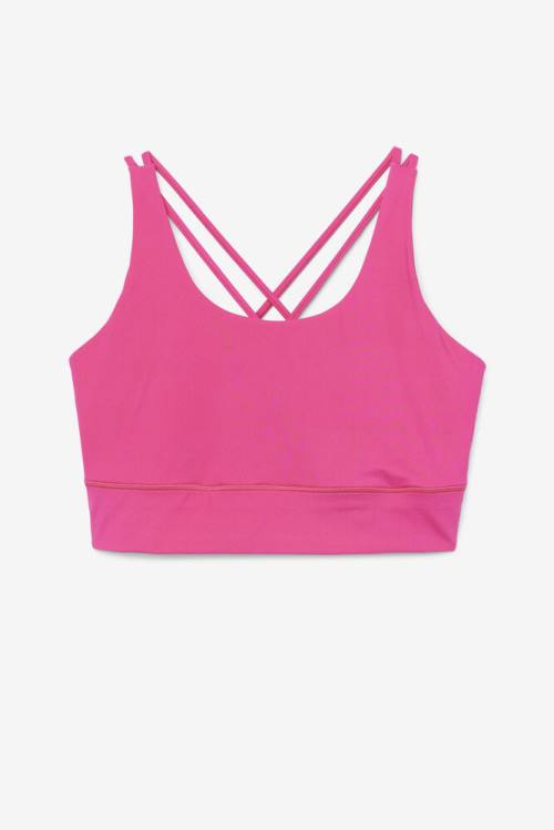 Fila Uplift Cross Back Bra Naisten Topit Vaaleanpinkki | Fila835LI