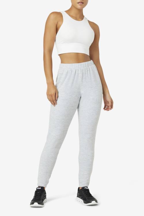 Fila Uplift High Neck Sports Bra Naisten Topit Valkoinen | Fila827XR
