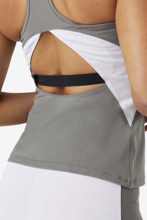 Fila Uplift Open Racerback Tank Naisten Topit Laventeli Sininen | Fila501OY