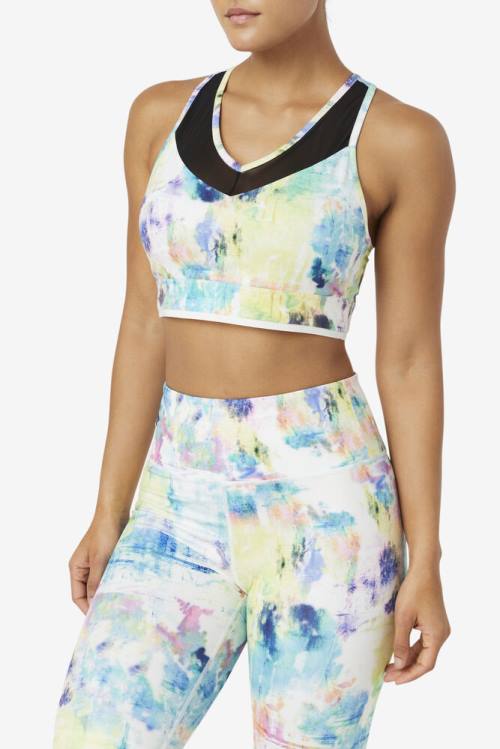 Fila Uplift Racerback Bra Naisten Topit Mustat Valkoinen | Fila251FU