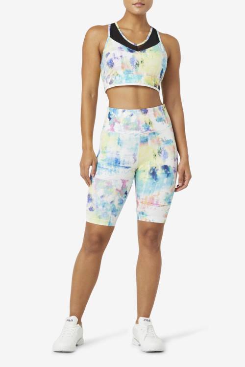 Fila Uplift Racerback Bra Naisten Topit Mustat Valkoinen | Fila251FU