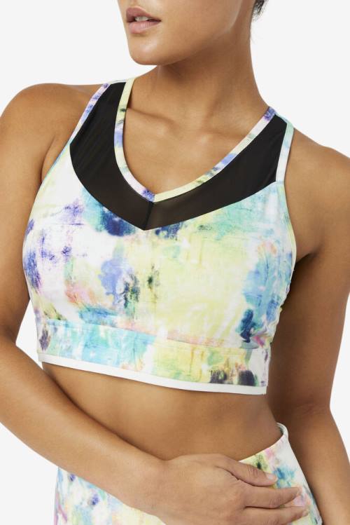 Fila Uplift Racerback Bra Naisten Topit Mustat Valkoinen | Fila251FU