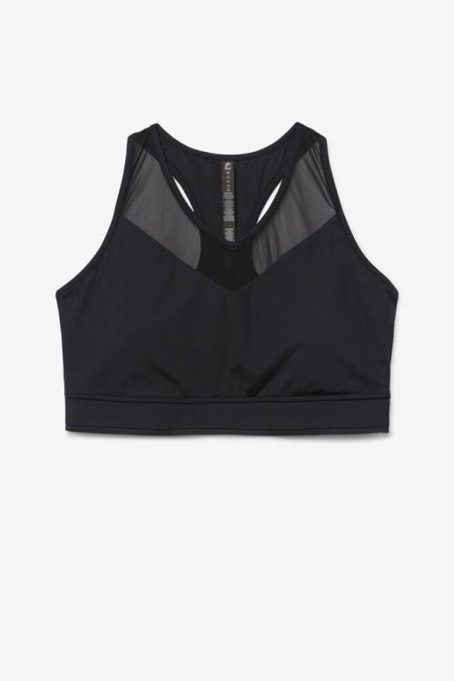Fila Uplift Racerback Bra Naisten Topit Mustat | Fila408LN