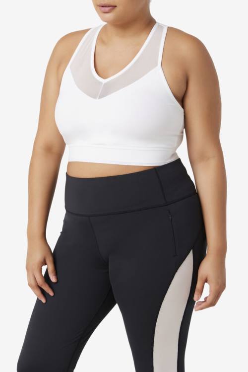 Fila Uplift Racerback Bra Naisten Topit Valkoinen | Fila579LN