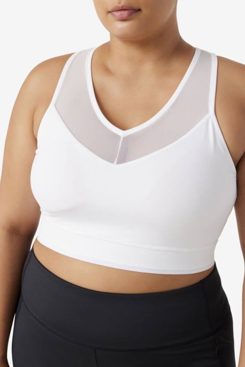 Fila Uplift Racerback Bra Naisten Topit Valkoinen | Fila579LN