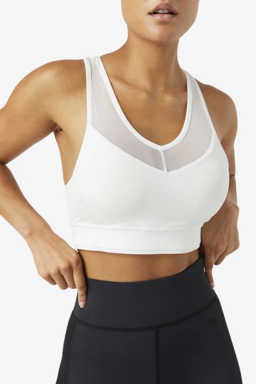 Fila Uplift Racerback Bra Naisten Topit Valkoinen | Fila861VL